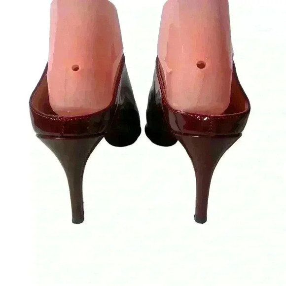 Halogen Atlantic-Pacific Black Andi Stiletto Pointy Toe Mule Shoes 8 M - Picture 3 of 11